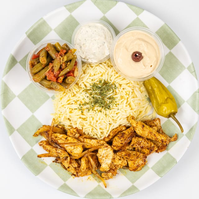 Chicken Shawarma Entrée.
